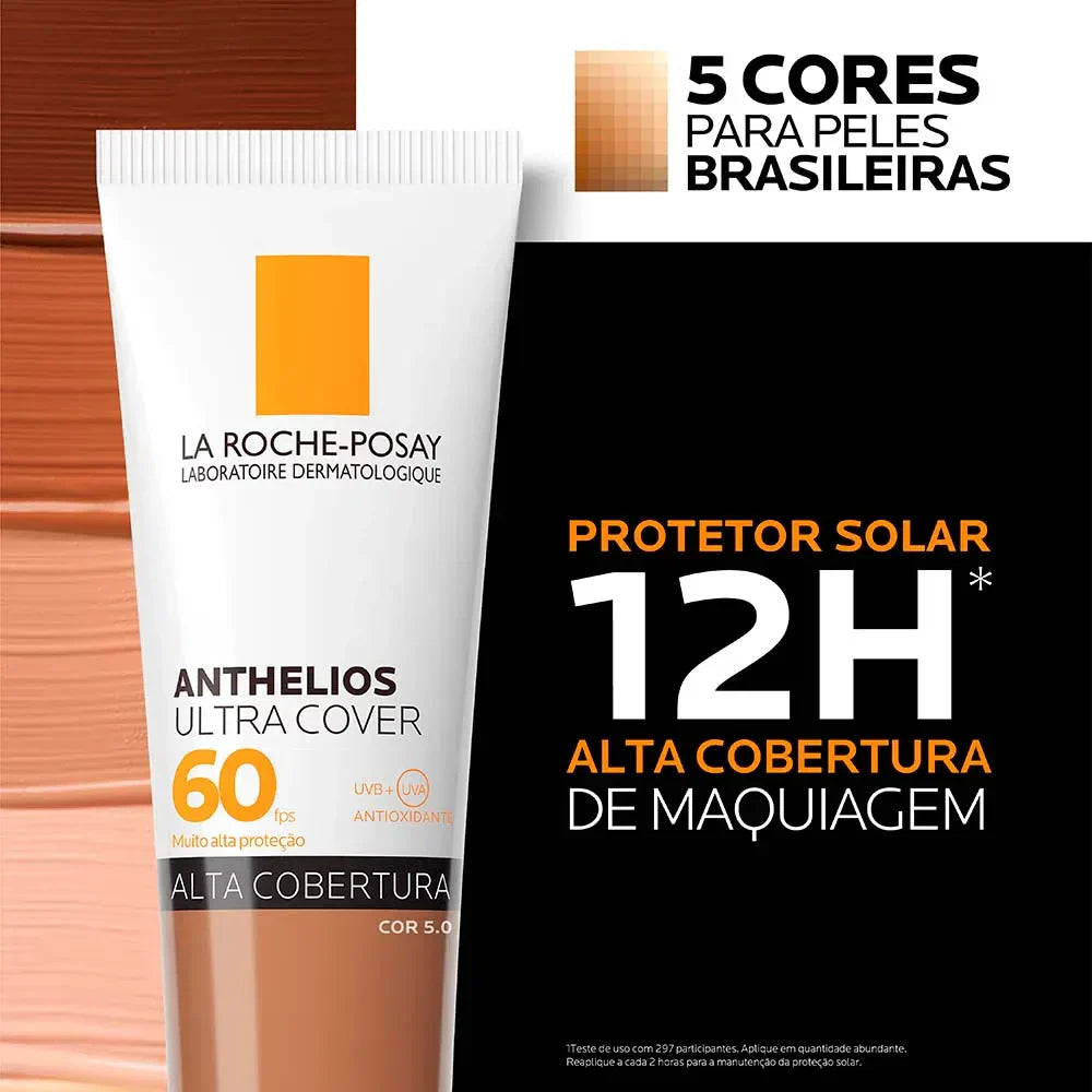 Protetor Solar Facial com Cor La Roche-Posay Anthelios Ultra Cover FPS60